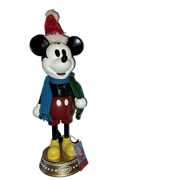 NWT-LARGE RARE 16 inch Disney Mickey Mouse Wooden Nutcracker CUTIE! - Picture 6 of 7